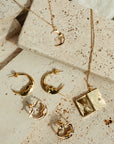 Simple Vintage Crescent Necklace