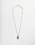 Gilded Moonbeam Pendant Necklace