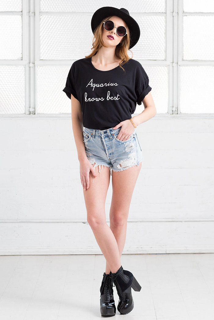 oversized cotton aquarius tee from love by luna