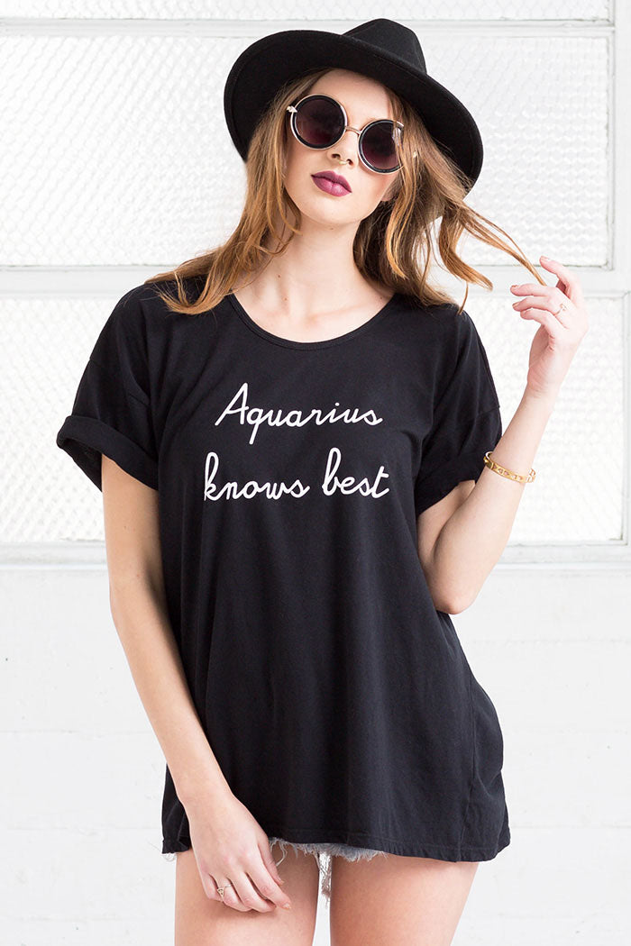 oversized cotton aquarius tee from love by luna