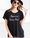 oversized cotton aquarius tee from love by luna