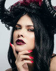 Aries Red Jasper nail polish model succubus woman