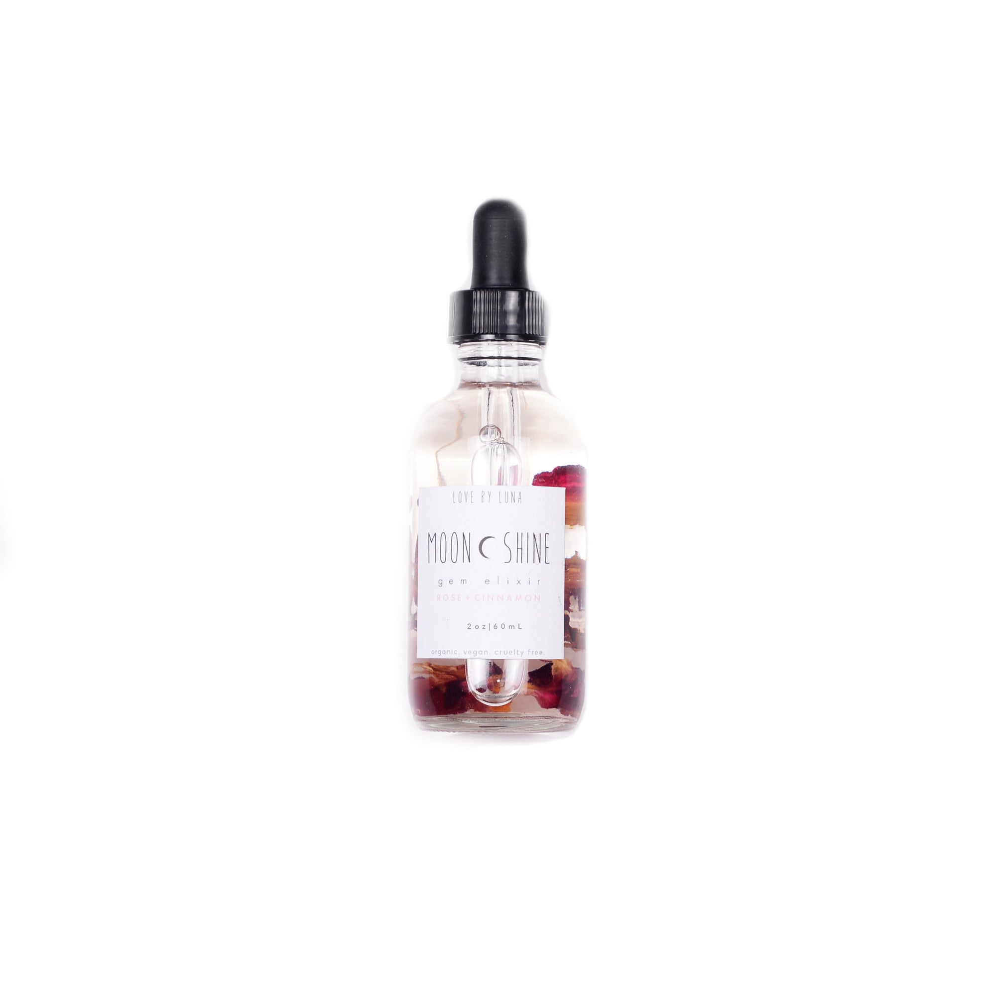 Rose + Cinnamon MoonShine Gem Elixir - Full Size