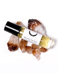 Energize + Citrine Gem Juice Rollerball from love by luna - tumbled citrine, ginger, bergamot, black pepper, blood orange