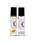 Gem Juice Rollerball Duo from love by luna - energize + citrine & passion + rose quartz