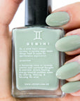 Gemini & Serpentine nail polish painted nails