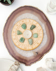 Zodiac Wheel Crystal Grid