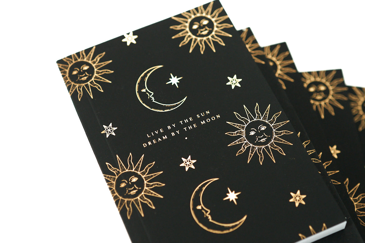 Sun and Moon Journal Celestial Journal Notebook Hardcover 