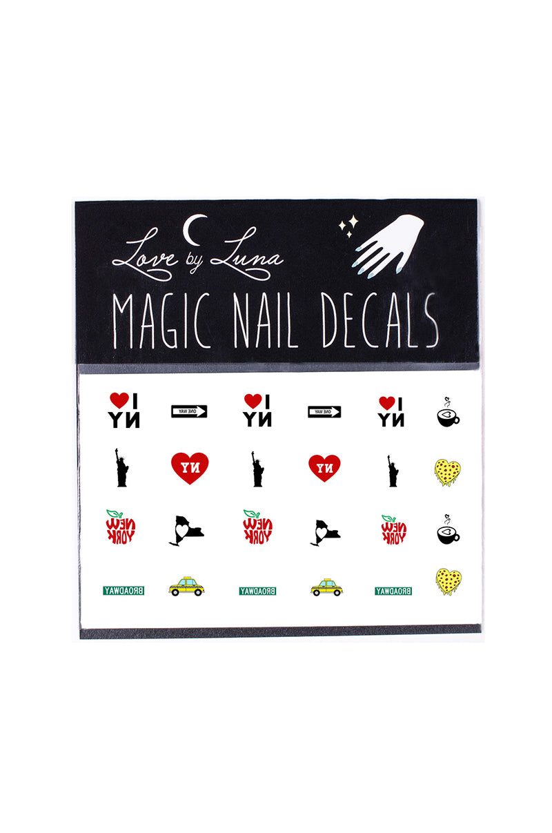 new york nail decals statue of liberty i heart ny