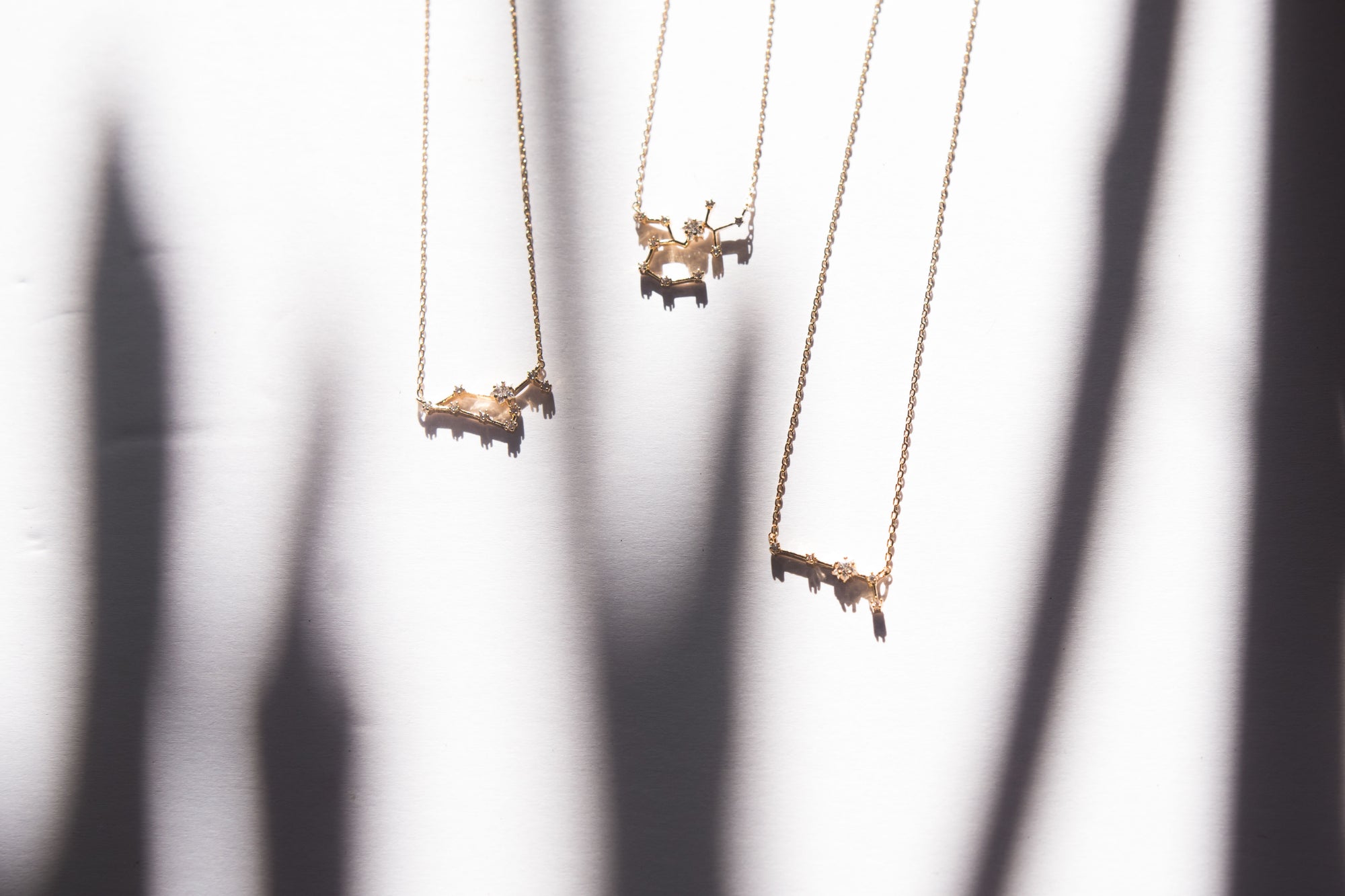 Sagittarius Constellation Necklace - Gold & Silver (14 Karat Gold / 24 Karat White Gold Dipped Options)