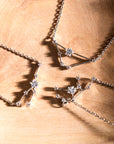 Pisces Constellation Necklace - Gold & Silver (14 Karat Gold / 24 Karat White Gold Dipped Options)