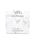 Sagittarius Constellation Necklace - Gold & Silver (14 Karat Gold / 24 Karat White Gold Dipped Options)