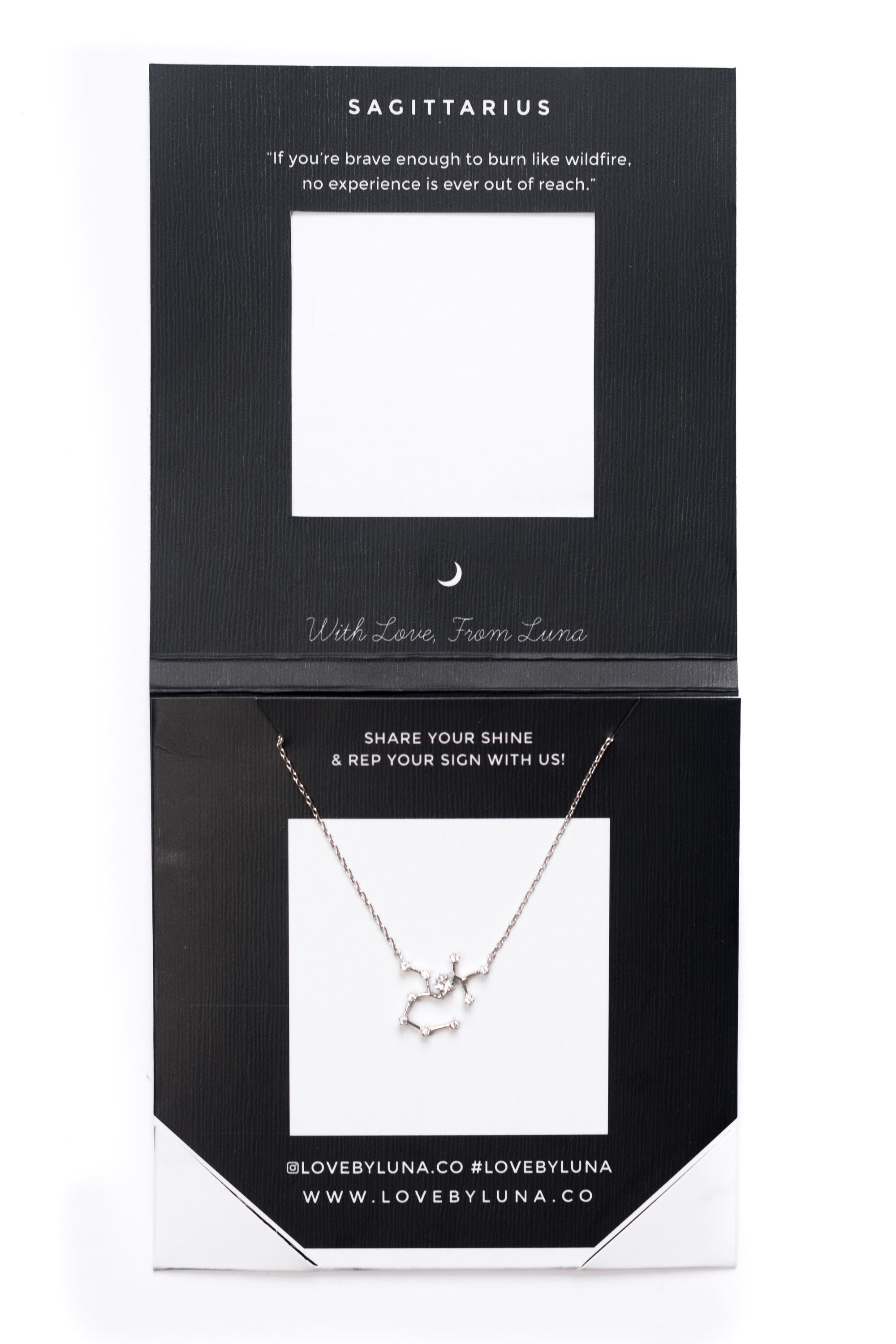 Sagittarius Constellation Necklace - Gold & Silver (14 Karat Gold / 24 Karat White Gold Dipped Options)