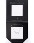 Virgo Constellation Necklace - Gold & Silver (14 Karat Gold / 24 Karat White Gold Dipped Options)