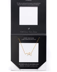 Virgo Constellation Necklace - Gold & Silver (14 Karat Gold / 24 Karat White Gold Dipped Options)