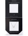 Aquarius Constellation Necklace - Gold & Silver (14 Karat Gold / 24 Karat White Gold Dipped Options)