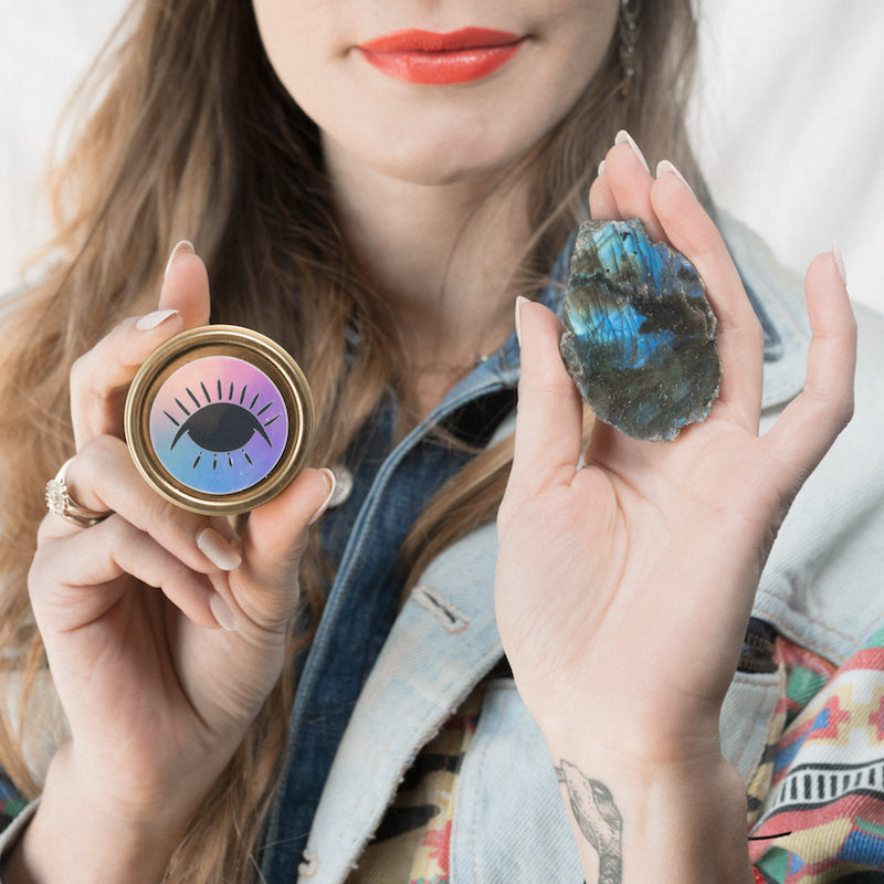 Raw Labradorite Slab