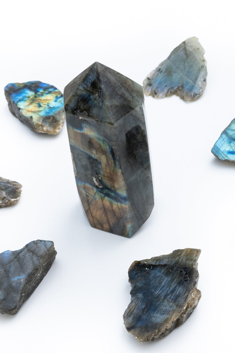 Raw Labradorite Slab