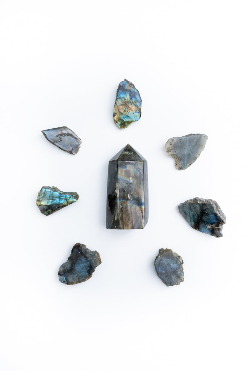 Raw Labradorite Slab