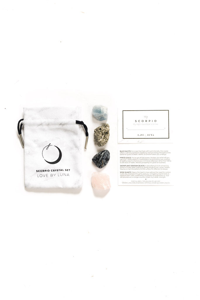 Scorpio Crystal Set