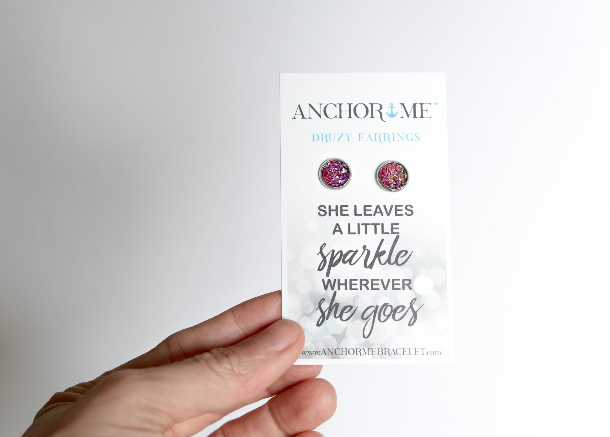 Druzy Circle Studs