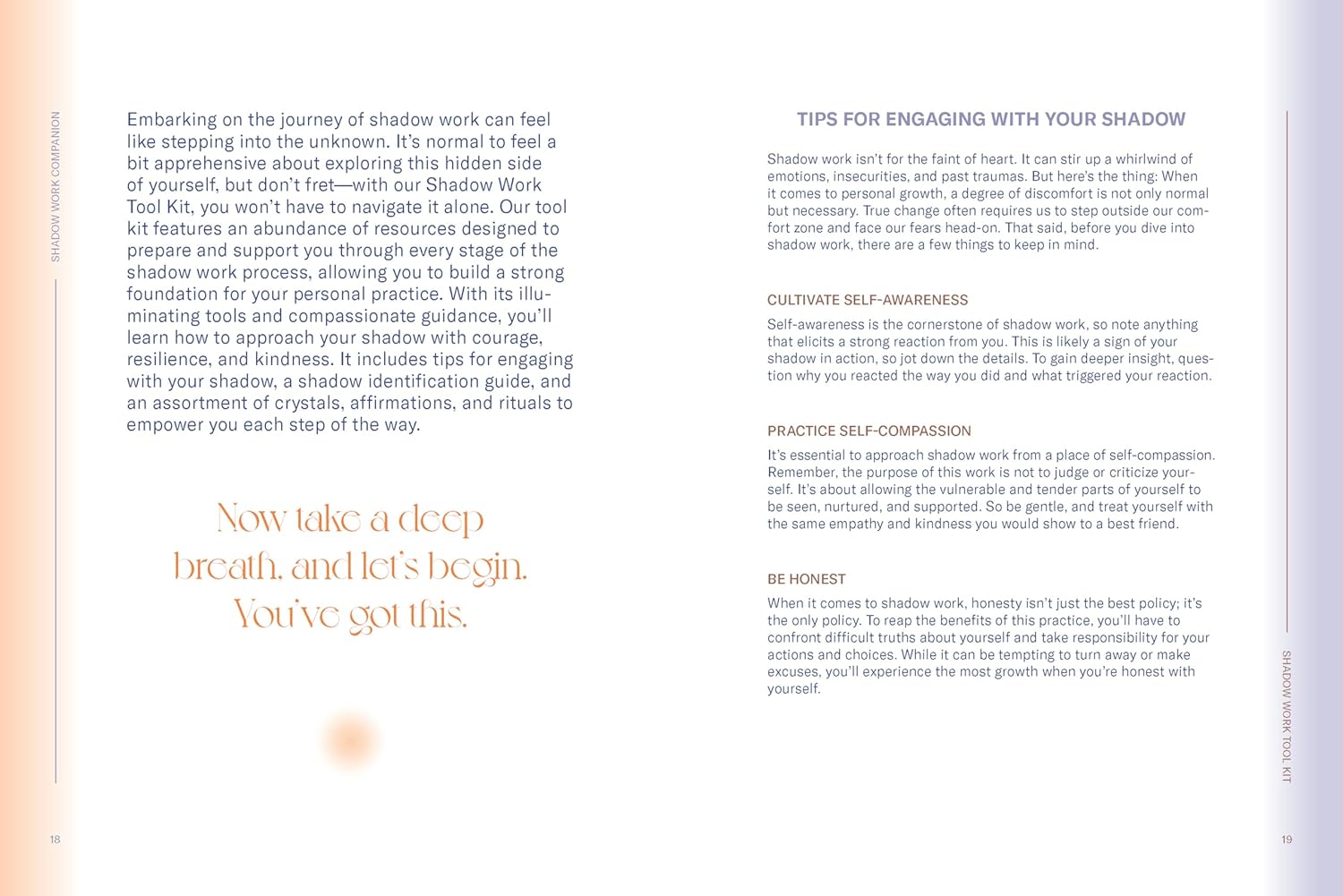 The Shadow Work Companion: A Journal for Healing, Clarity, and Peace