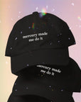 Mercury Made Me Do It Embroidered Baseball Cap