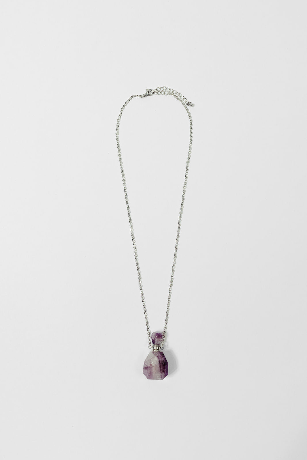 Enchanted Potion Bottle Necklace - Amethyst