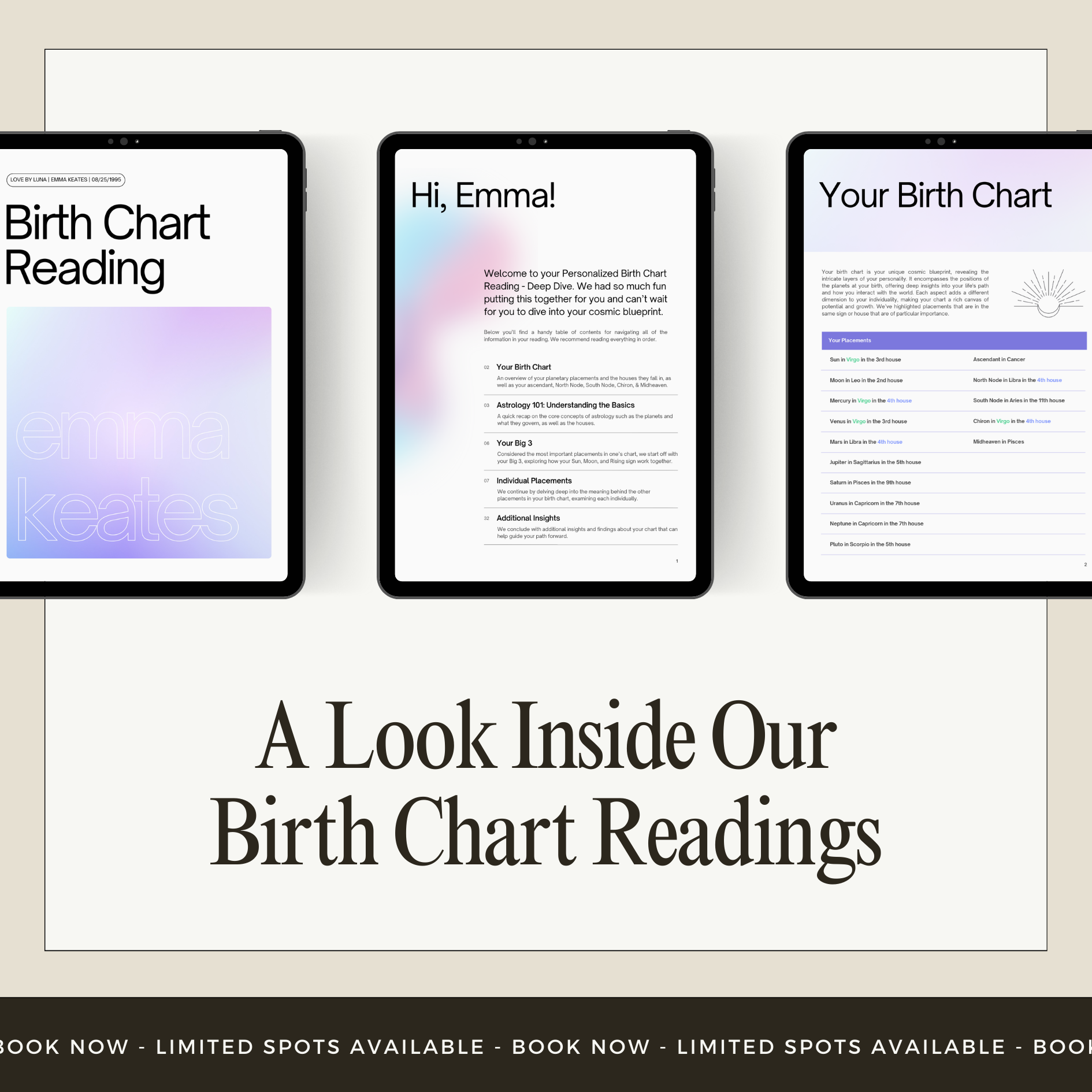 Birth Chart Reading