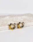 Ava Two Tone Hoops