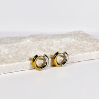 Ava Two Tone Hoops
