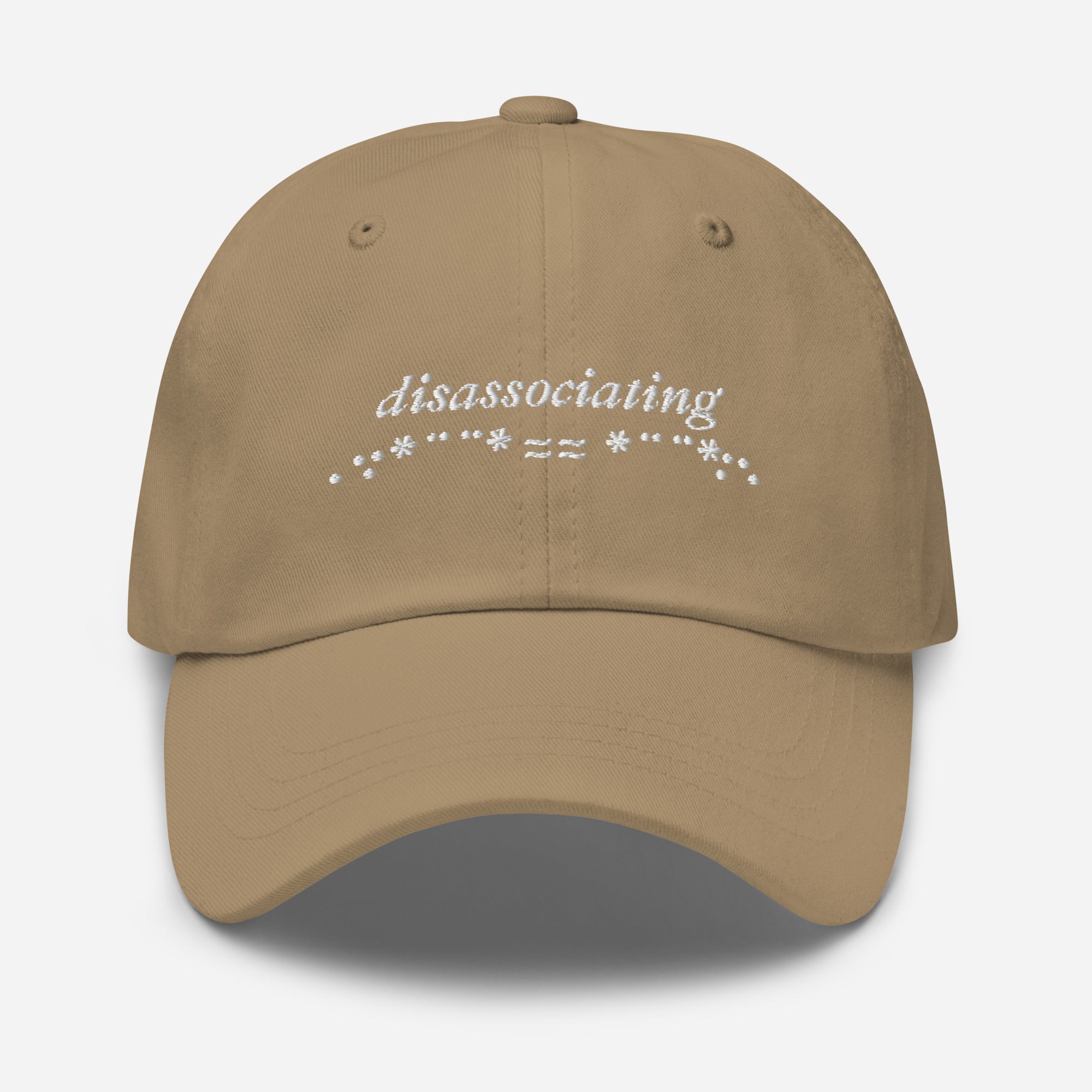 Busy Disassociating Embroidered Baseball Cap