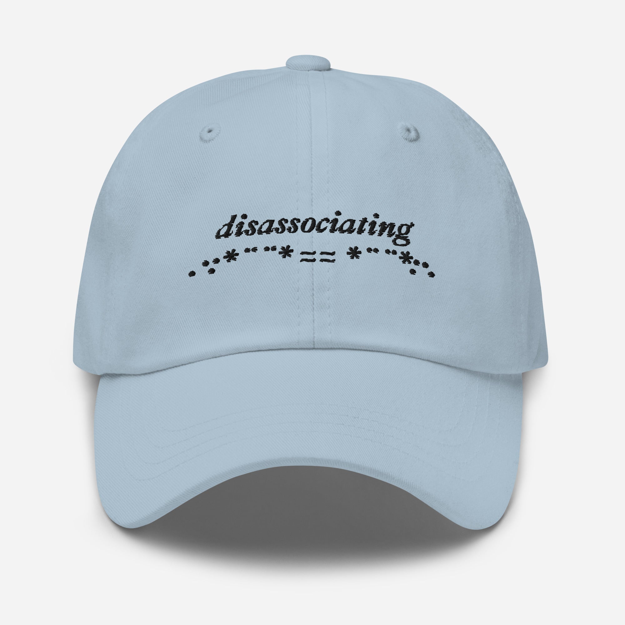 Busy Disassociating Embroidered Baseball Cap