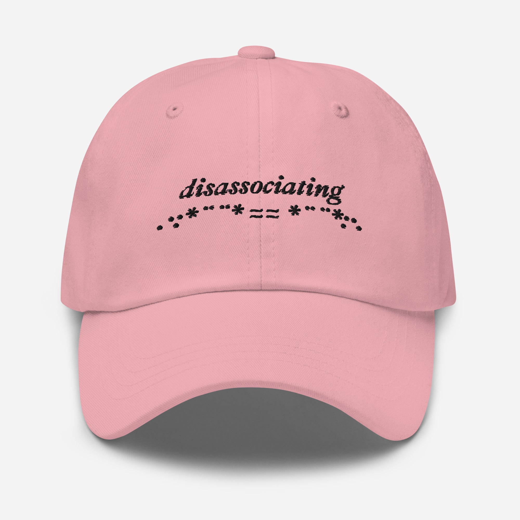 Busy Disassociating Embroidered Baseball Cap