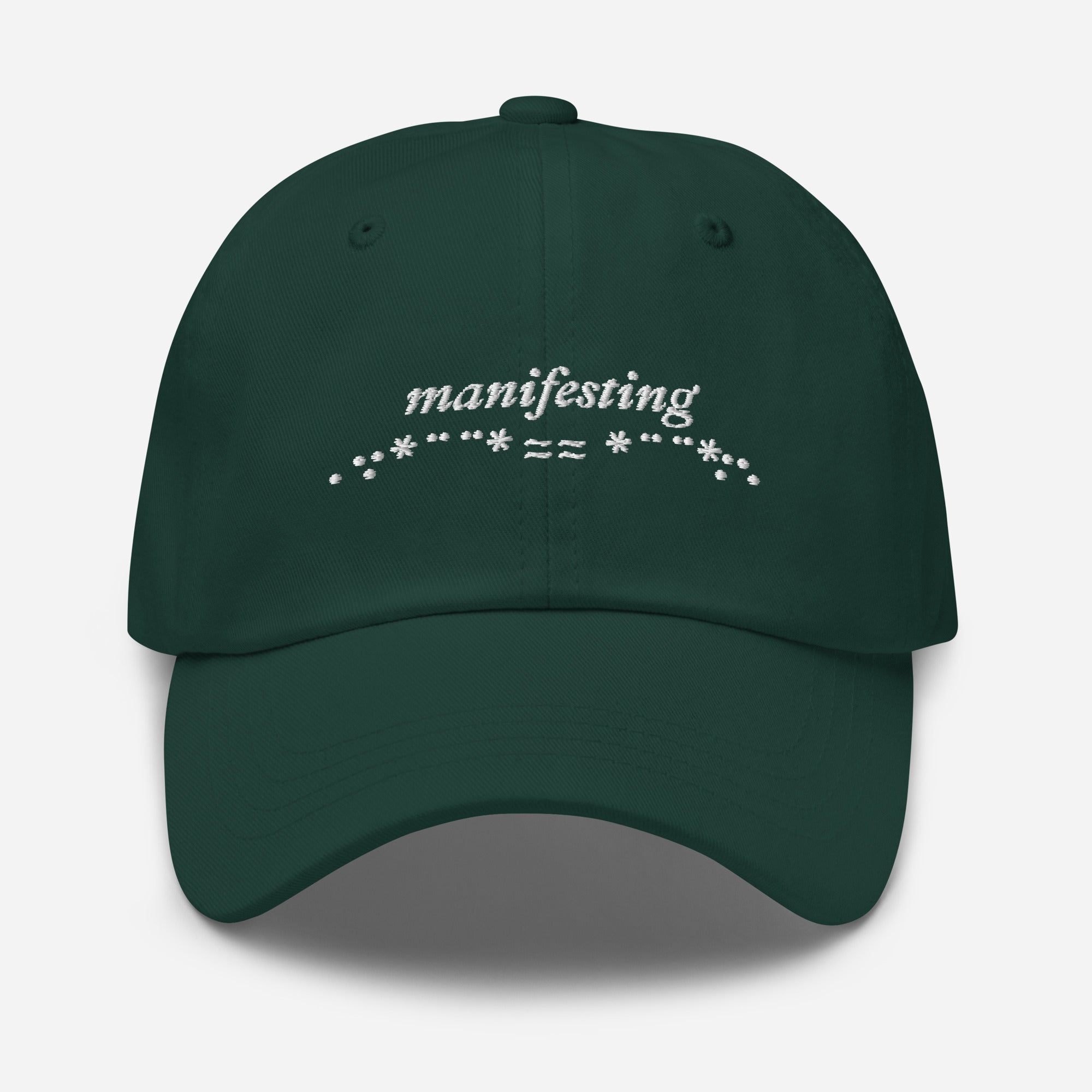 Busy Manifesting Embroidered Baseball Cap