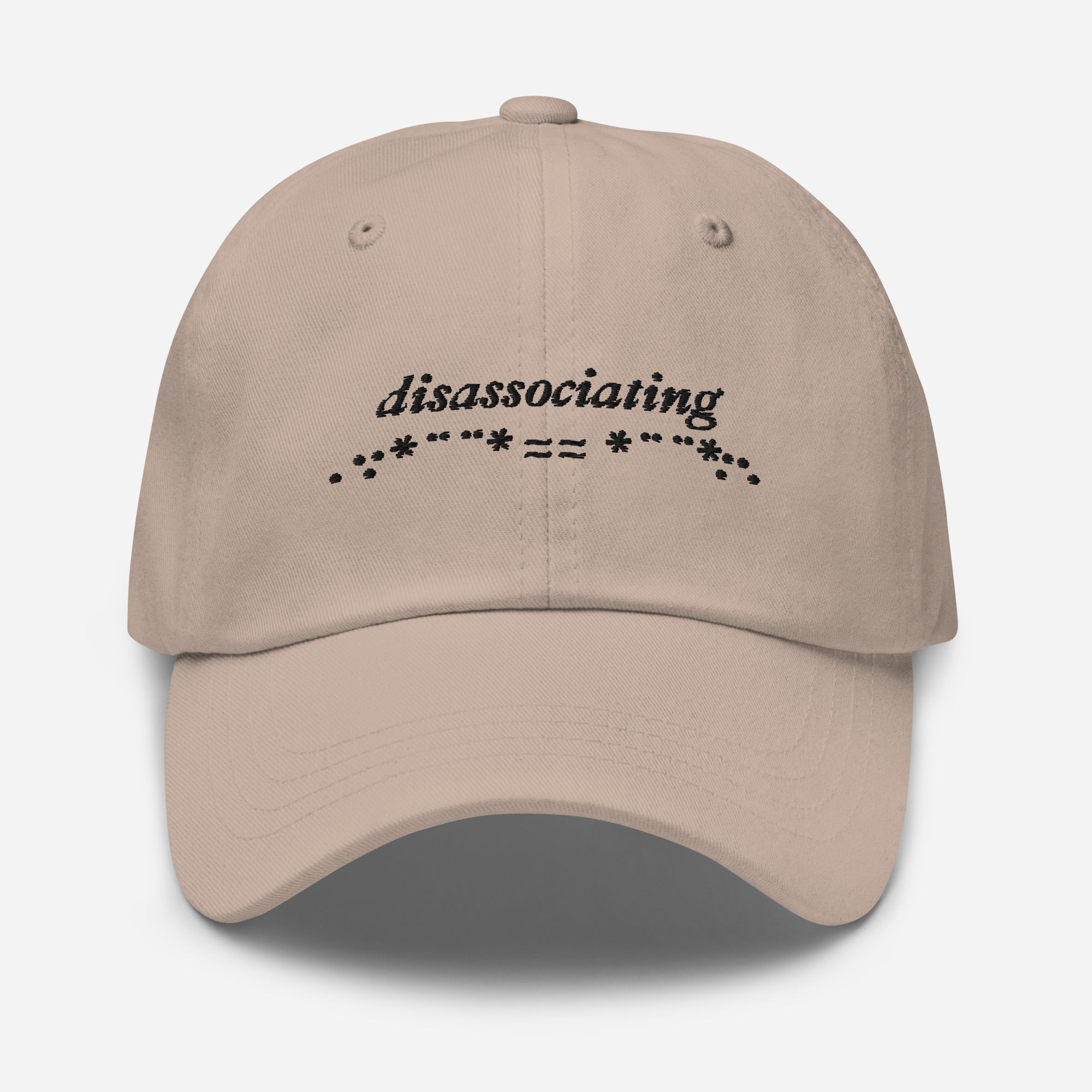 Busy Disassociating Embroidered Baseball Cap