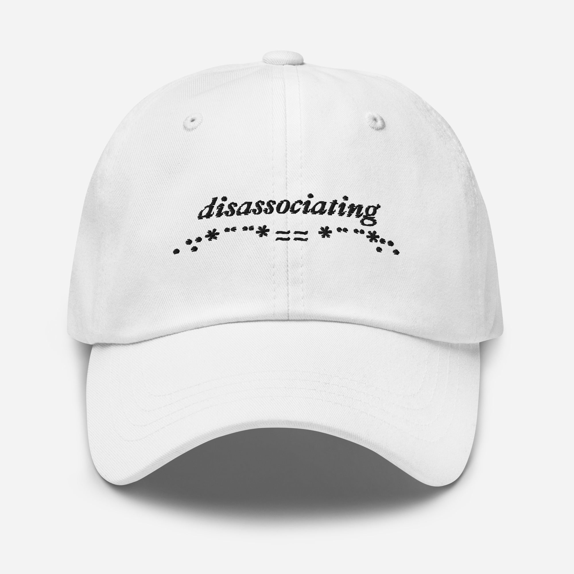 Busy Disassociating Embroidered Baseball Cap