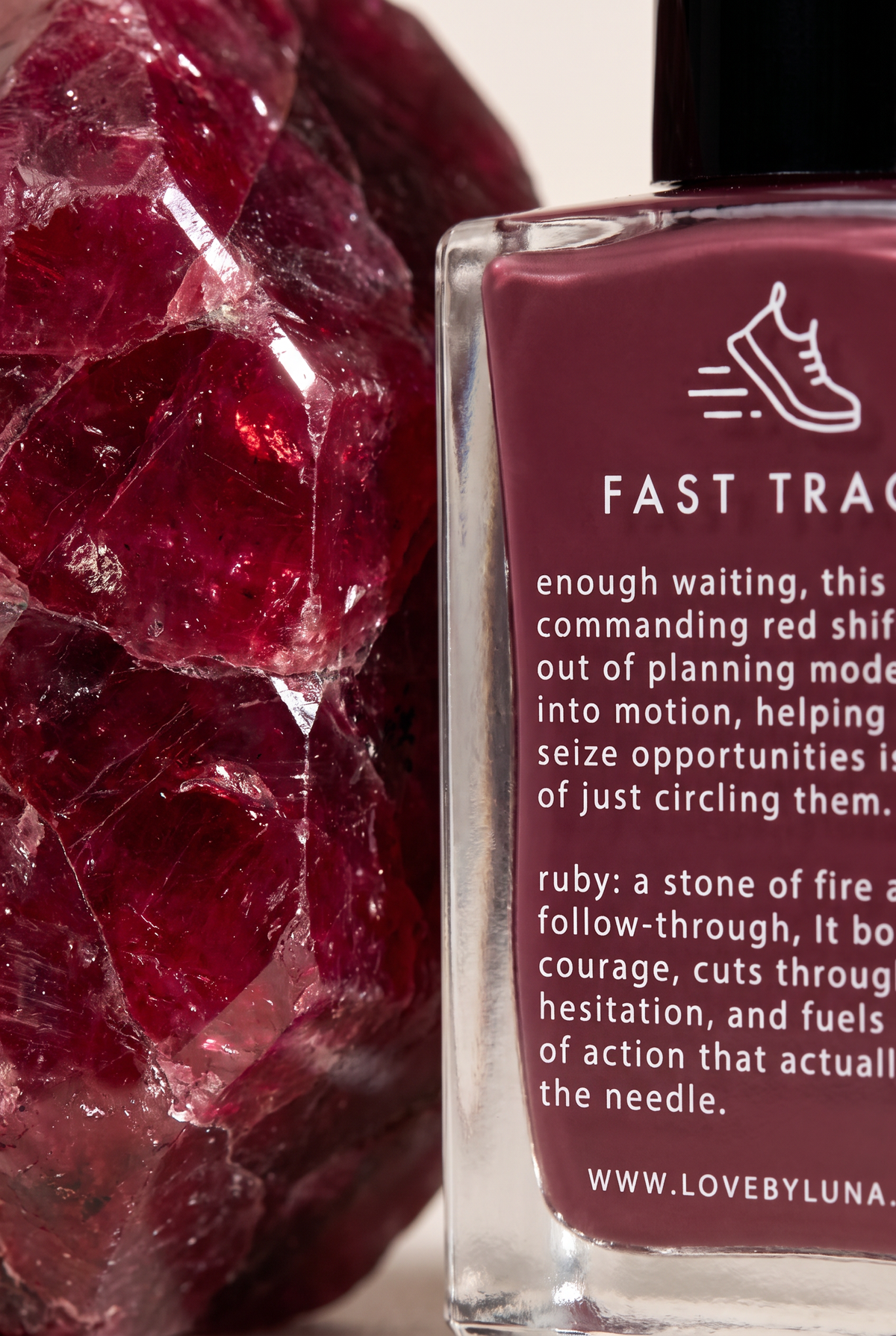 Fast Track Nail Polish - macro
