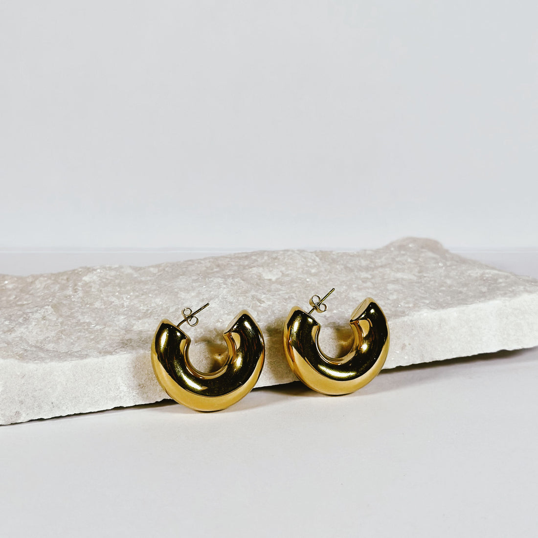 Marcella Chunky Hoops - Gold