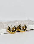 Marcella Chunky Hoops - Gold