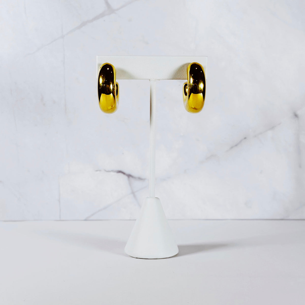Marcella Chunky Hoops - Gold-7
