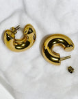 Marcella Chunky Hoops - Gold