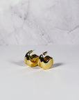 Mia Puff Earrings - Gold