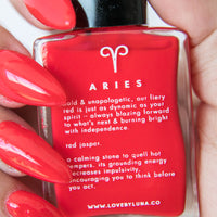 Aries Red Jasper nail polish