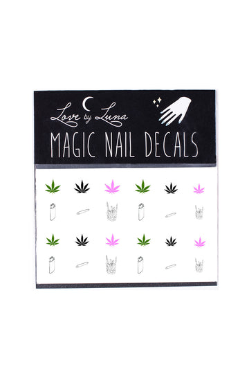 best buds nail decals pot marijuana cannabis joints spliff smoke