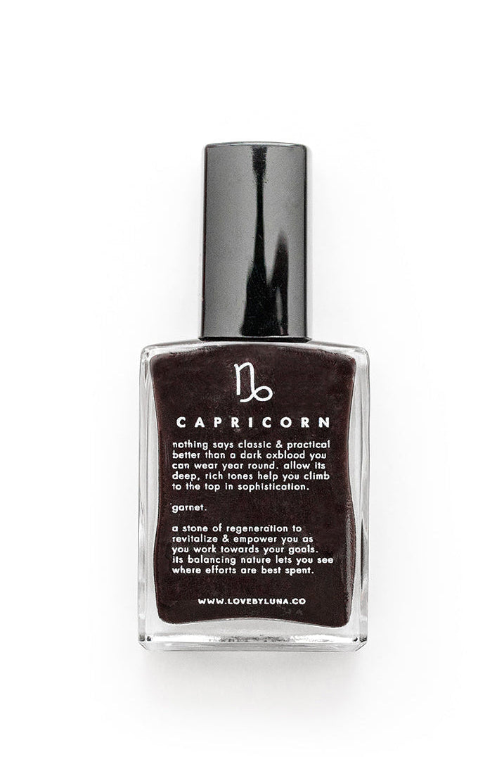 capricorn garnet nail polish