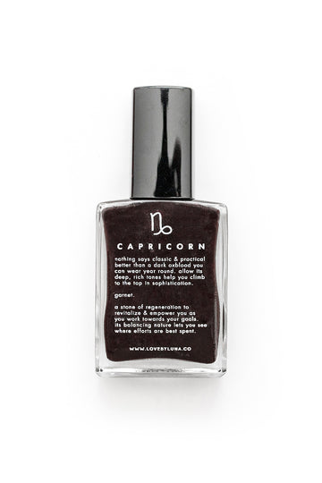 capricorn garnet nail polish