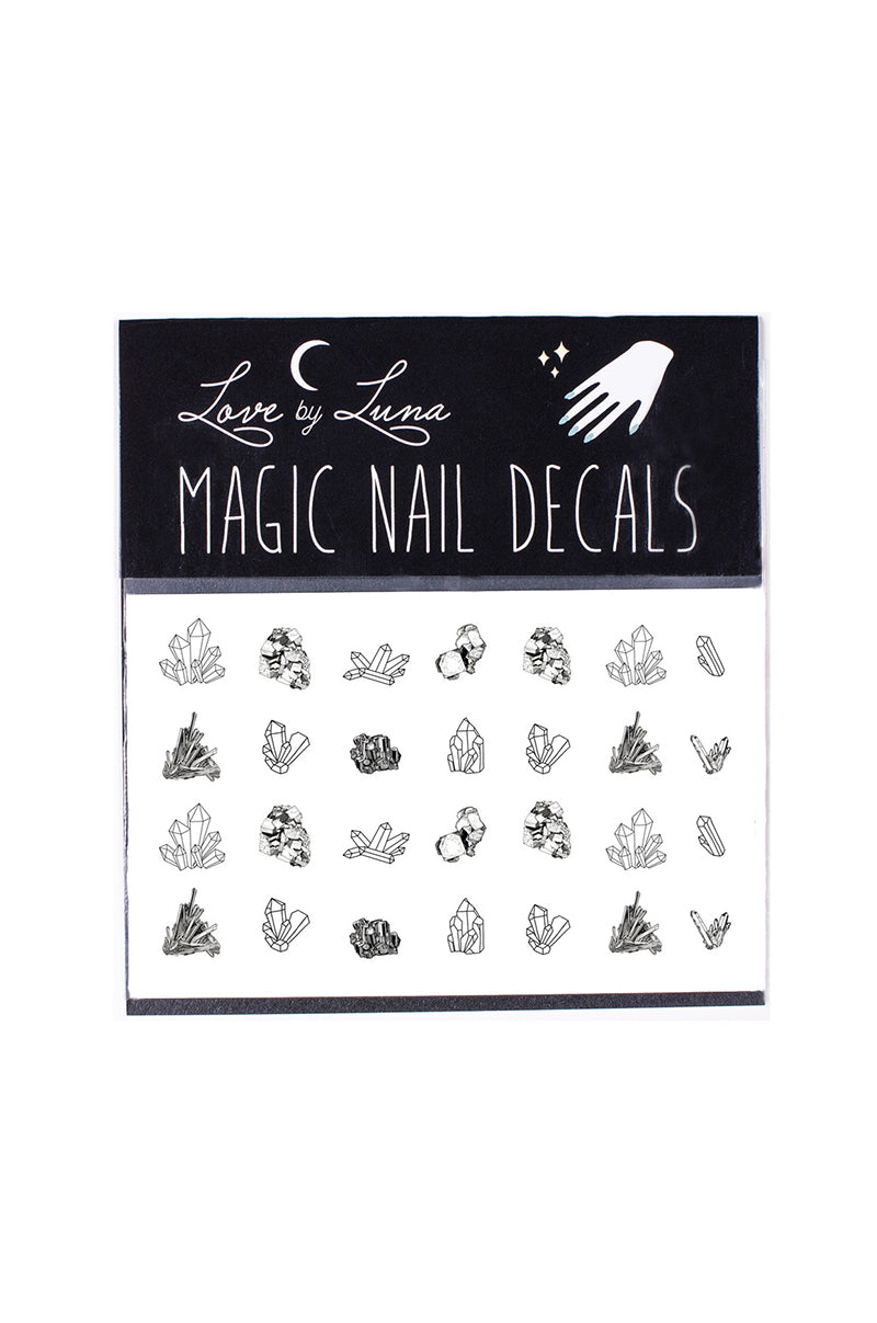 nail decals crystals