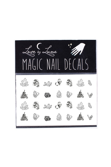 nail decals crystals