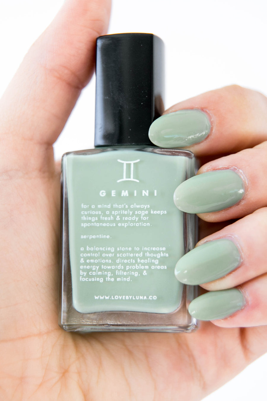 Gemini & Serpentine nail polish painted nails